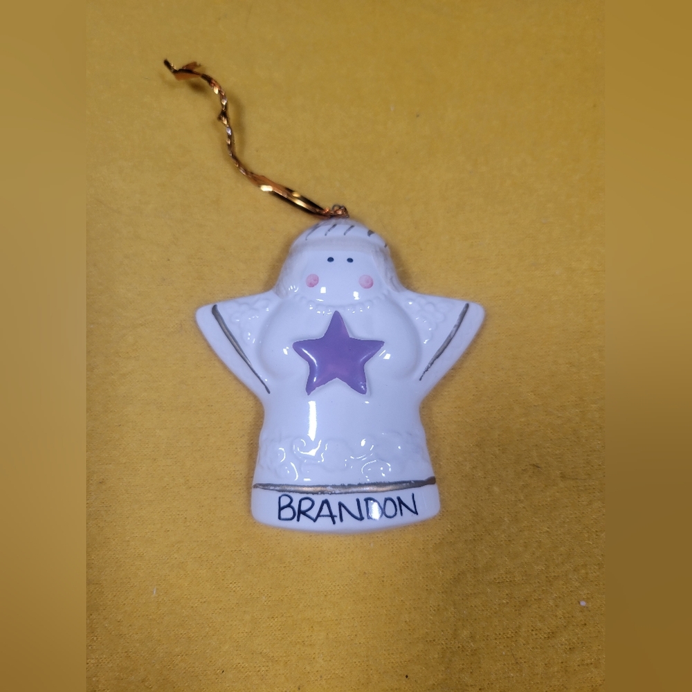 BRANDON Angel Christmas Ornament